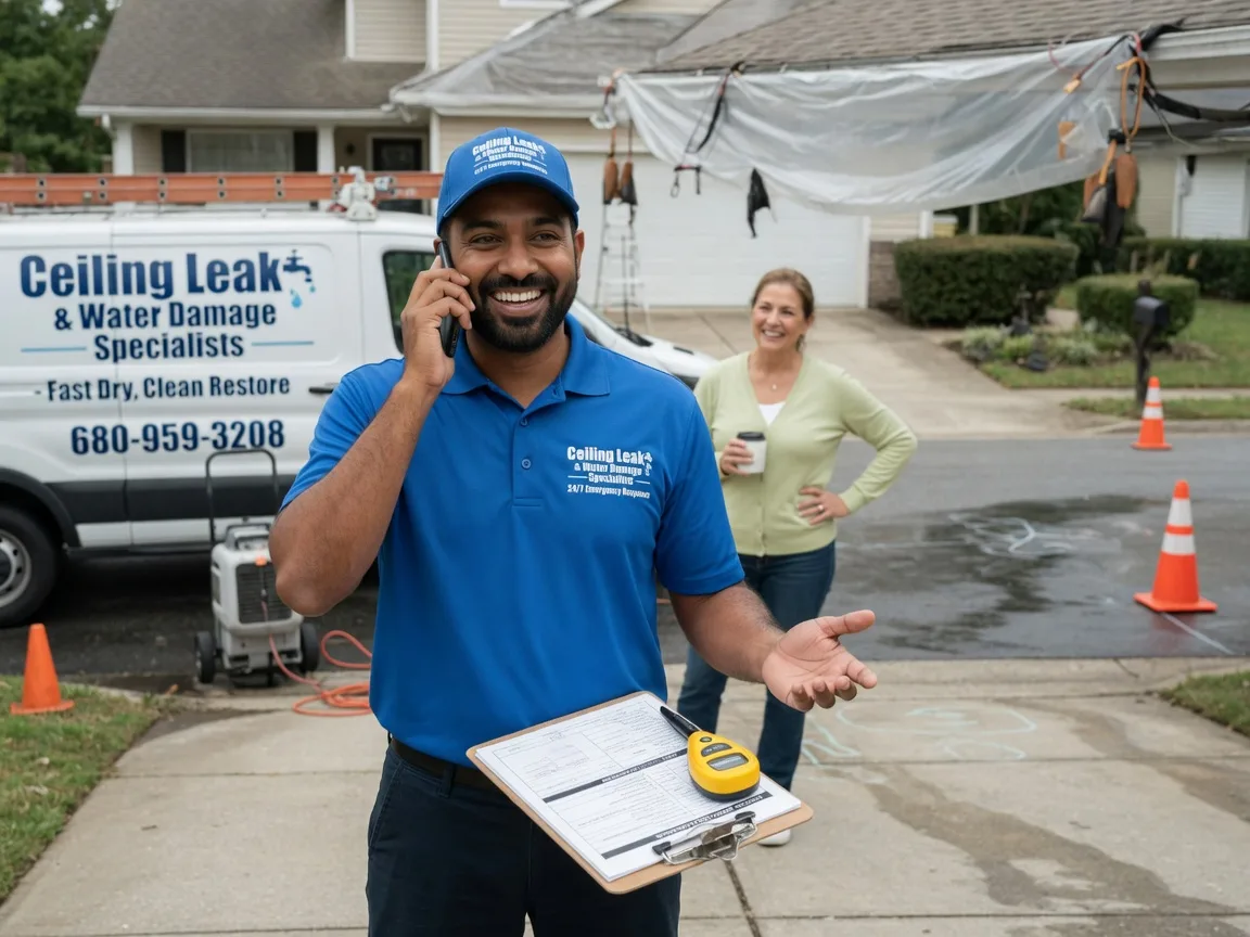 Ceiling Leak Cleanup Pipestem, WV FAQs